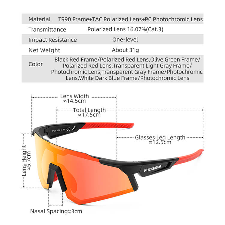 Gafas Polarizadas Rockbros Ciclismo y deportes