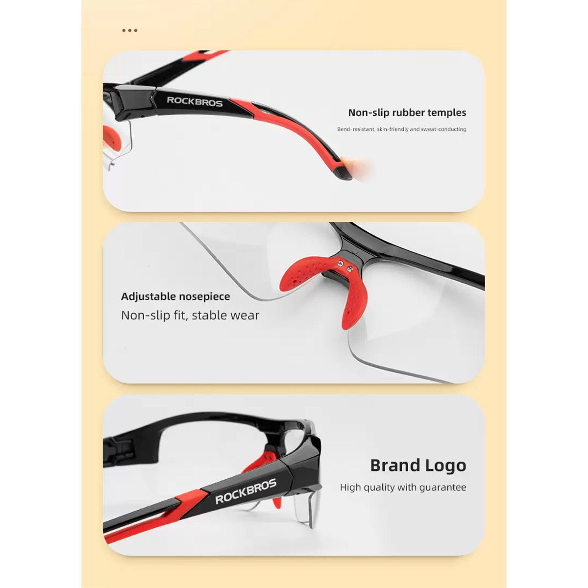 Gafas Rockbros Ciclismo 3 Lentes