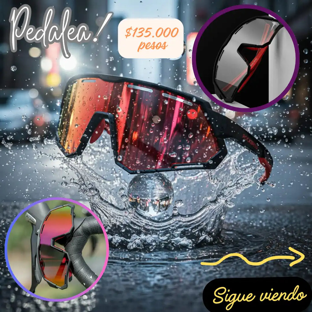 Gafas Fotocromáticas + Polarizadas 2 en 1 🚴‍♂️ Lentes Intercambiables